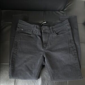 Express Stretch Mid Rise Legging Black Jeans 10 Regular